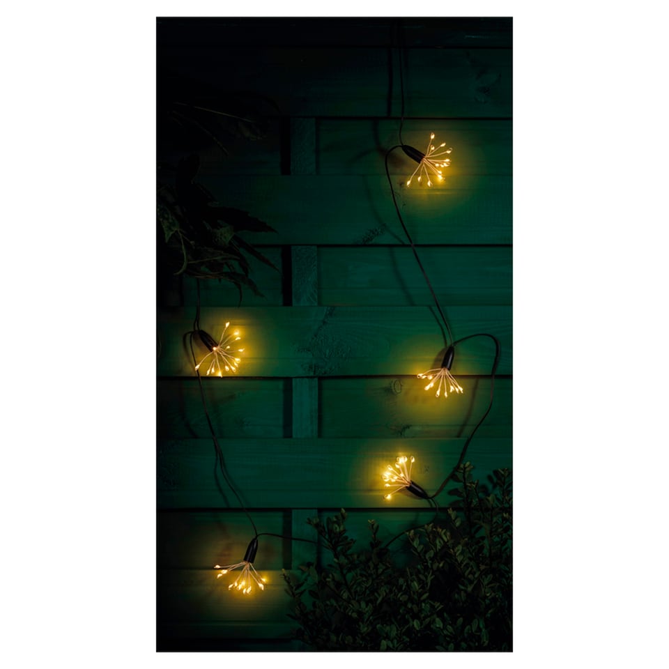 TESCO OUTDOOR SOLAR DANDELION STRING LIGHTS