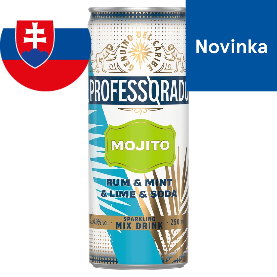 Professorado Mojito & Rum & Mint & Lime & Soda 250 ml