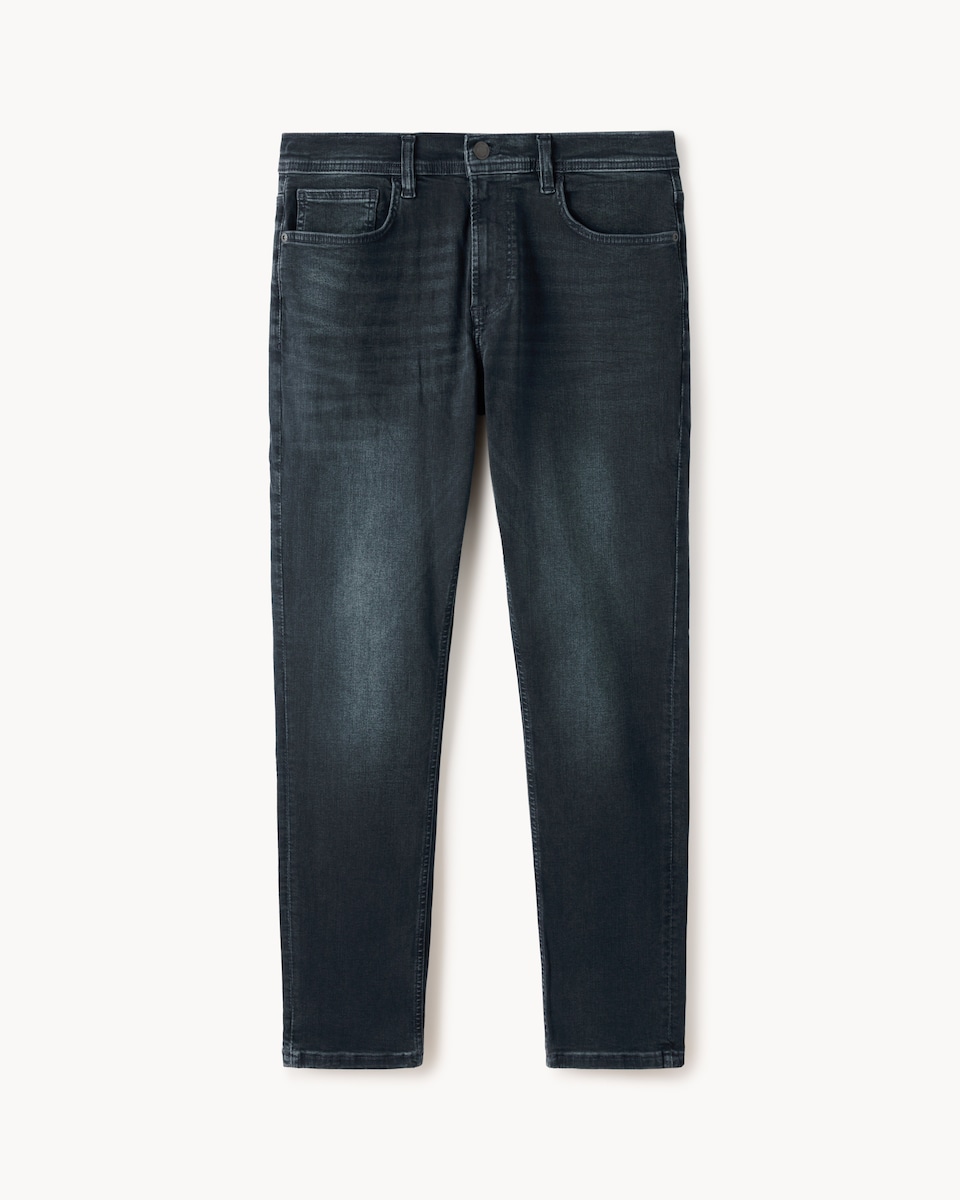 image 1 of F&F Slim Leg Stretch Jeans in Black