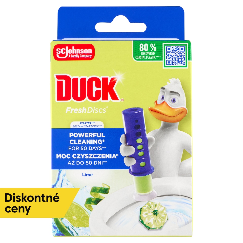 obrázok 1 z Duck Fresh Discs Čistič WC limetka 36 ml