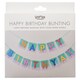 image 1 of Ginger Ray Rainbow 'Happy Birthyay' Fringe Bunting