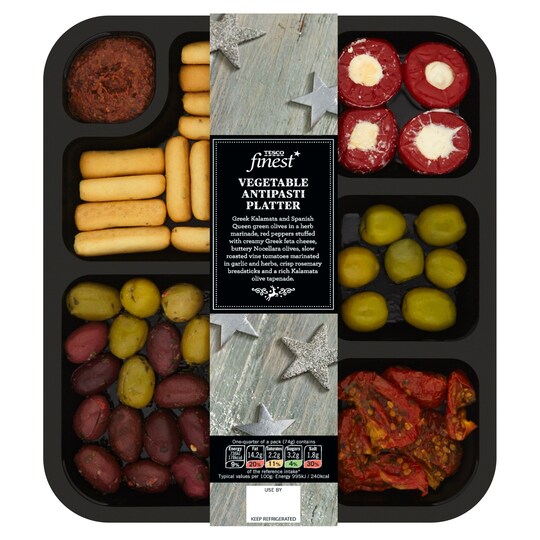 Tesco Finest* Vegetable Antipasti Platter 295G Tesco Groceries