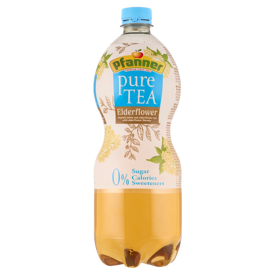 Pfanner Pure Tea Organic Tea Drink with Lemon and Elderflower Flavouring 1 l