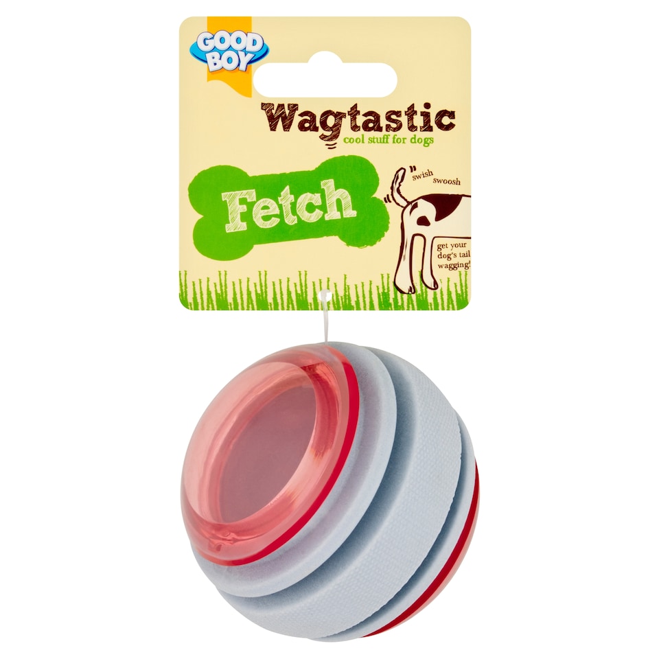 image 1 of Good Boy Wagtastic Fetch Space Ball Dog Toy