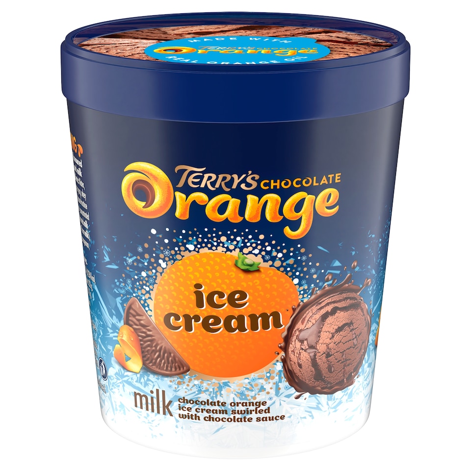 image 1 of Terry's Chocolate Orange Ice Cream Tub 450ml