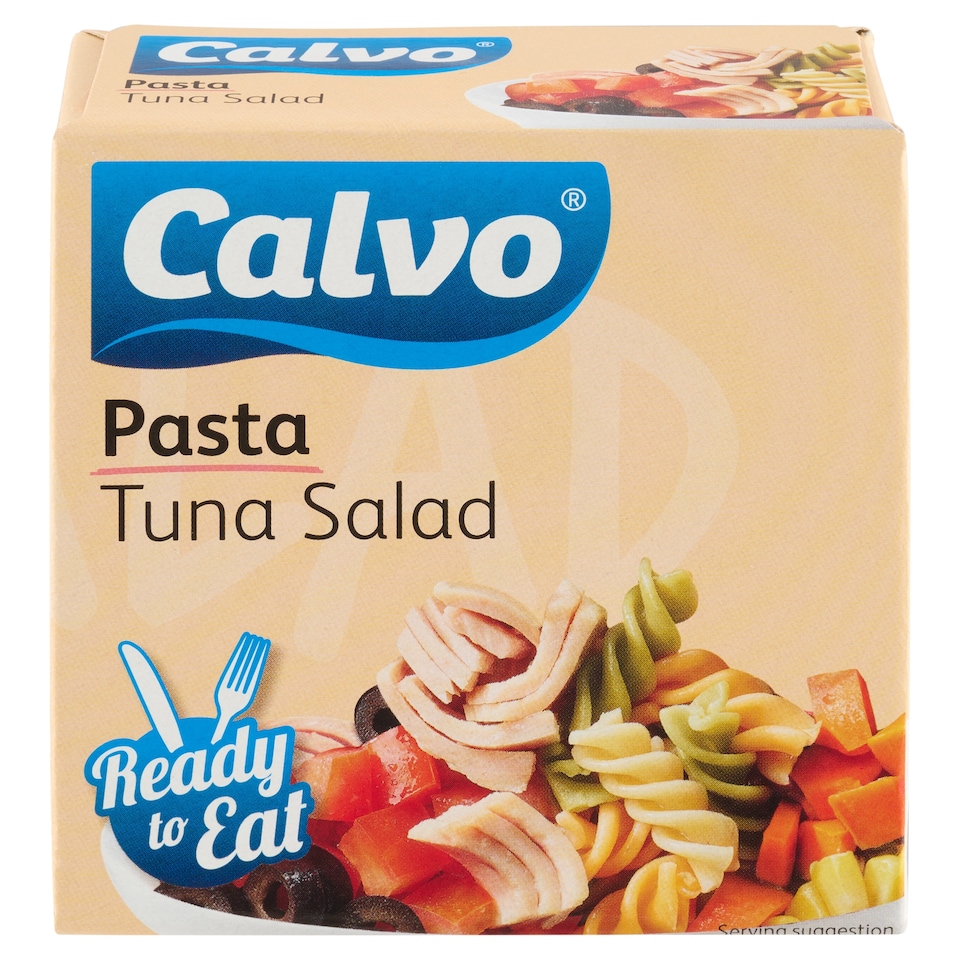 image 1 of Calvo Vegetable Salad with Tuna and Tricolor Pasta 140 g