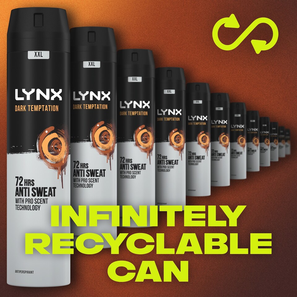 image 1 of Lynx Dark Temptation 72h Antiperspirant Deodorant 250ml