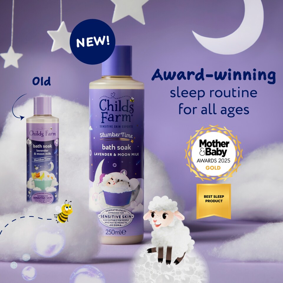 image 1 of Childs Farm SlumberTime Bath Soak Lavender & Moon Milk 250ml