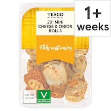 Tesco Mini Cheese & Onion Rolls 220g