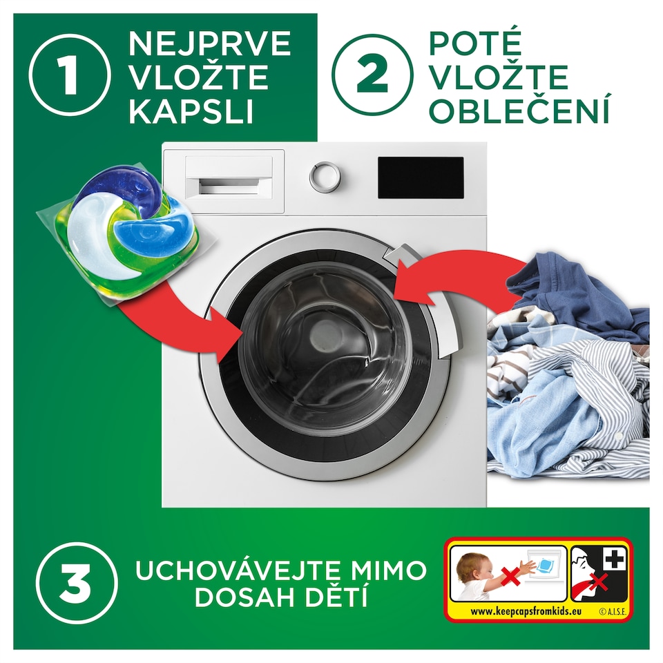 Obrázek 1 pro produkt Ariel ULTRA POWER PODS, Kapsle Na Praní S Tekutým Pracím Prostředkem, 18 Praní, Universal+