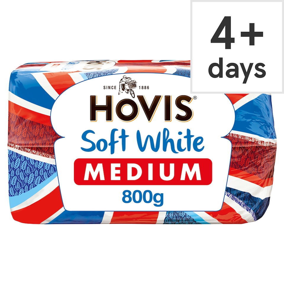 image 1 of Hovis Soft White Medium Sliced Bread 800g