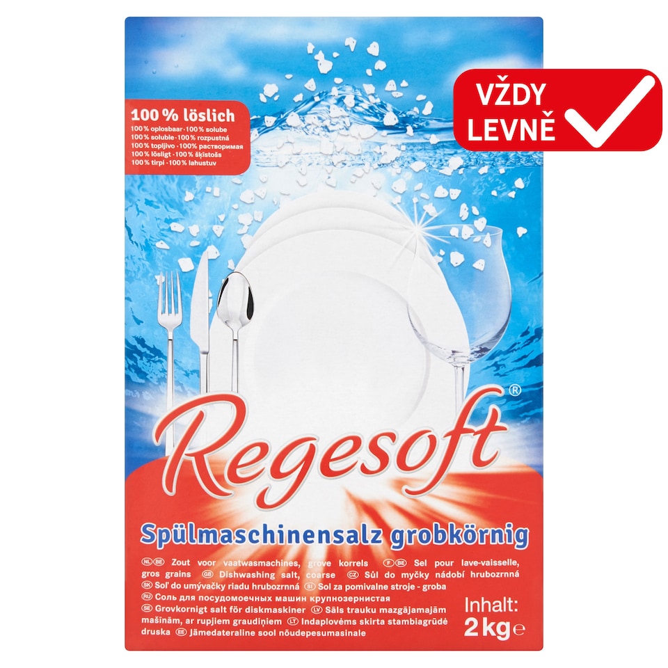 Regesoft Dishwasher Salt 2kg