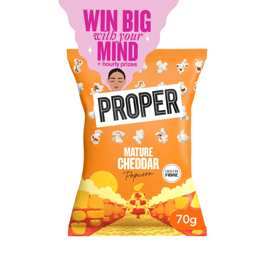 PROPER CORN Mature Cheddar Popcorn 70g