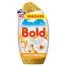 Bold Washing Liquid Gel Gold Orchid 40 Washes 1320ml