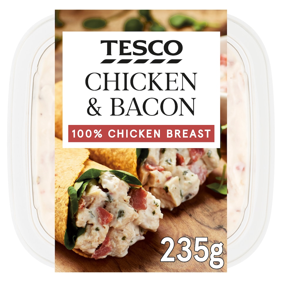 Tesco Chicken & Bacon Sandwich Filler 235g