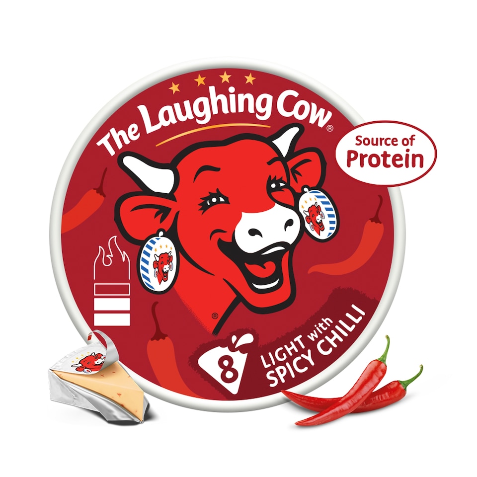 image 1 of THE LAUGHING COW 8 triangles Light with spicy chilli 120g