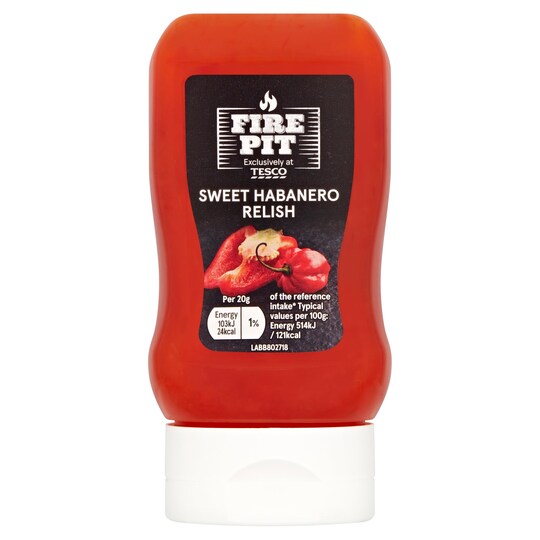 Tesco Fire Pit Habenero Relish 300G Tesco Groceries