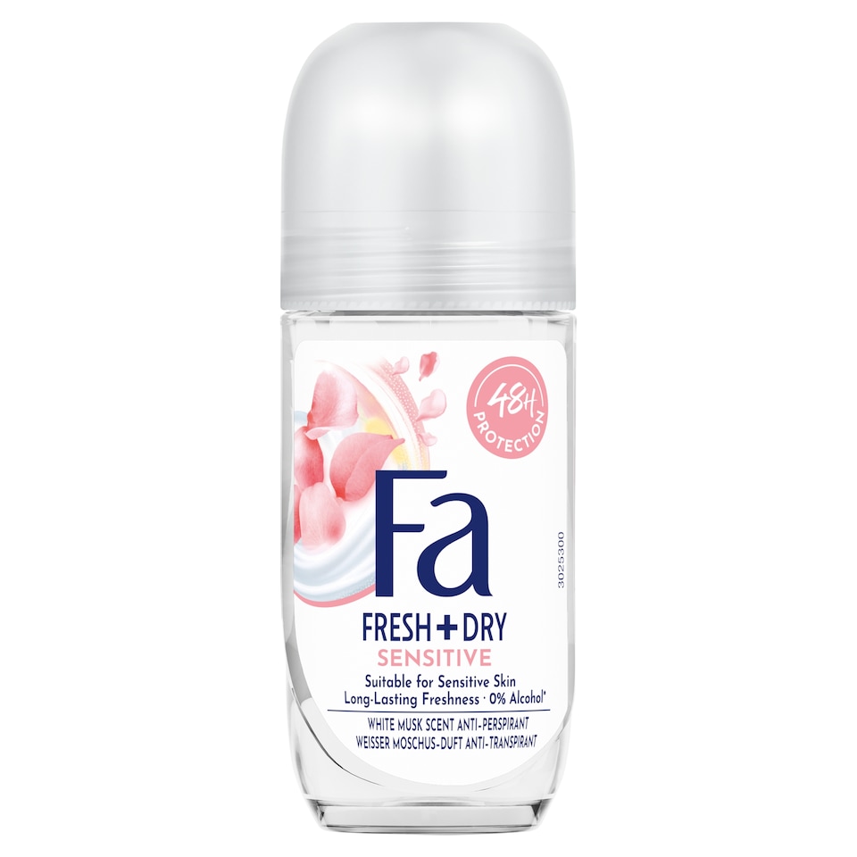 Fa izzadásgátló roll-on Sensitive 50 ml