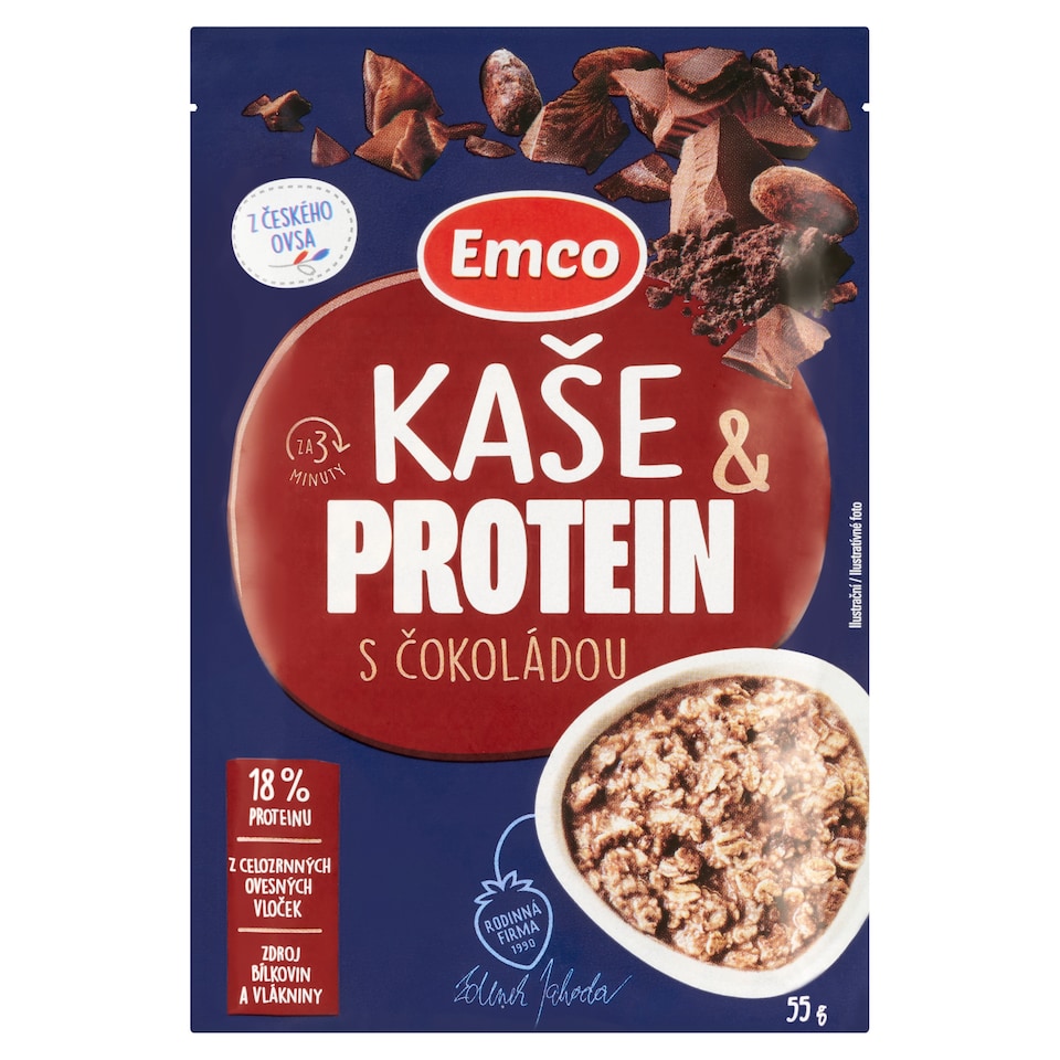 Emco Kaše & protein s čokoládou 55g