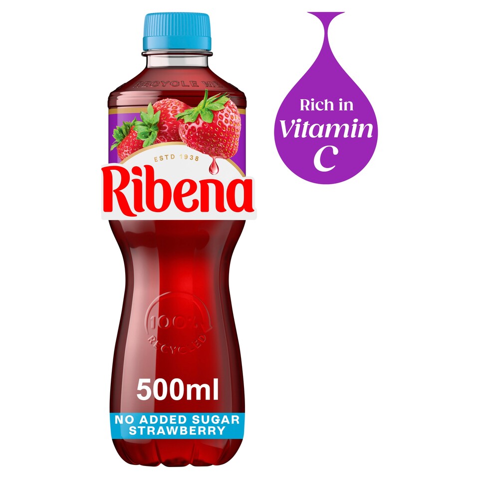 image 1 of Ribena Strawberry 500Ml