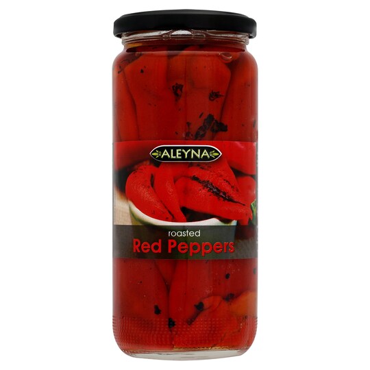Aleyna Roasted Red Peppers 480G Tesco Groceries