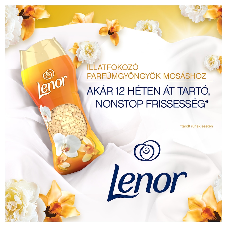 Lenor Parfümgyöngyök 195gGold Orchid & Vanilla 1. kép