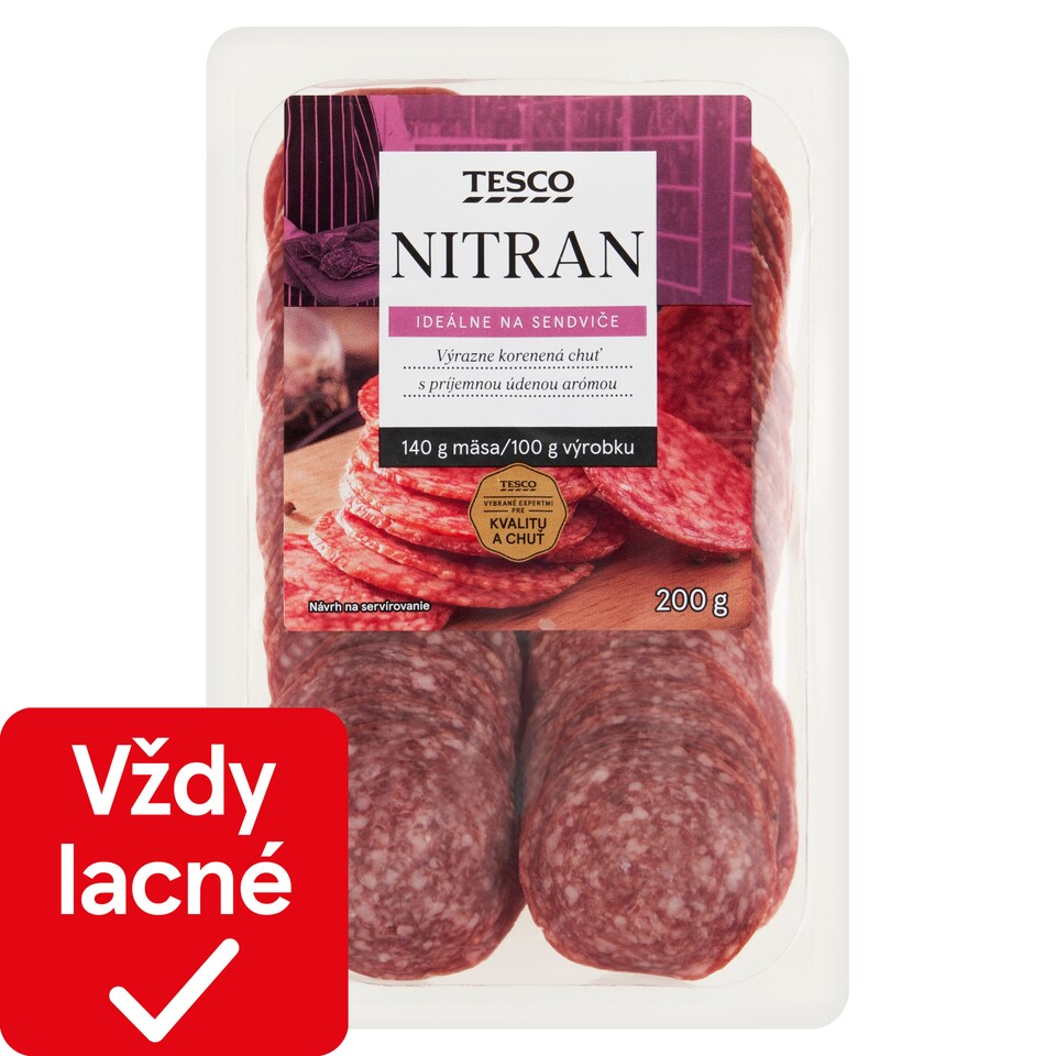Tesco Nitran saláma 200 g