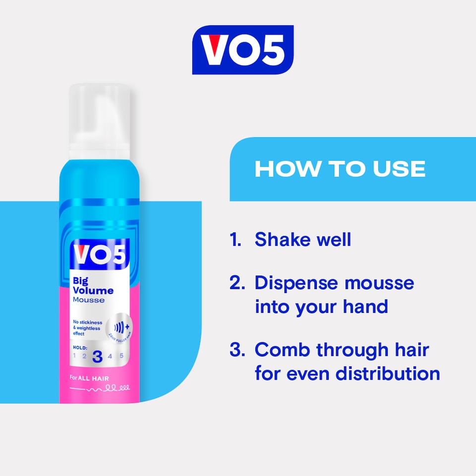image 1 of Vo5 Plump It Up Weightless Mousse 200Ml