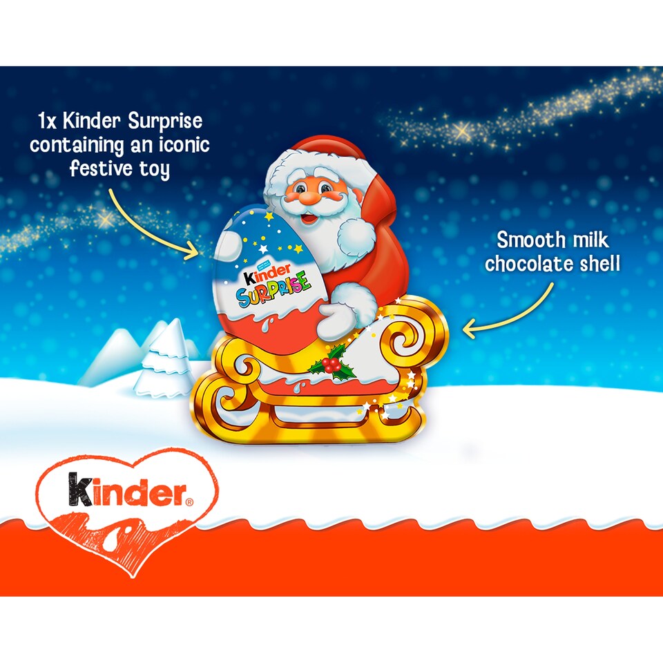 image 1 of Kinder Surprise Santa 75G
