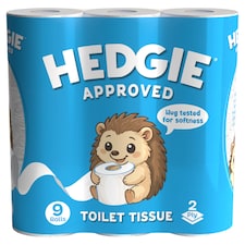 Hedgie Approved 2ply Toilet tissue 9 Rolls 