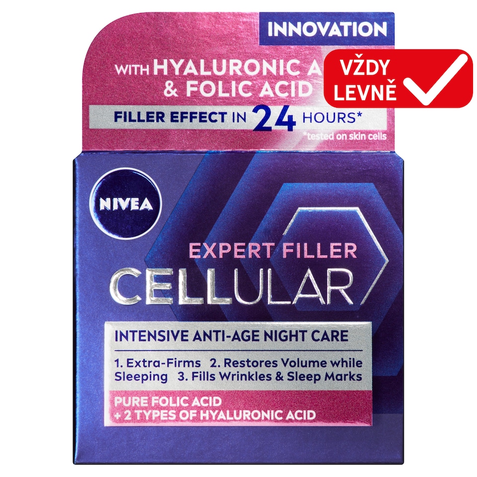Obrázek 1 pro produkt Nivea Cellular Expert Filler noční krém 50ml