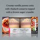 image 3 of Tesco Finest Rhubarb Crumble Panna Cotta 2 x 89g