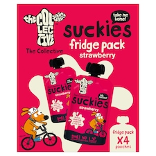 The Collective Suckies Strawberry Yogurt 4 X 90G