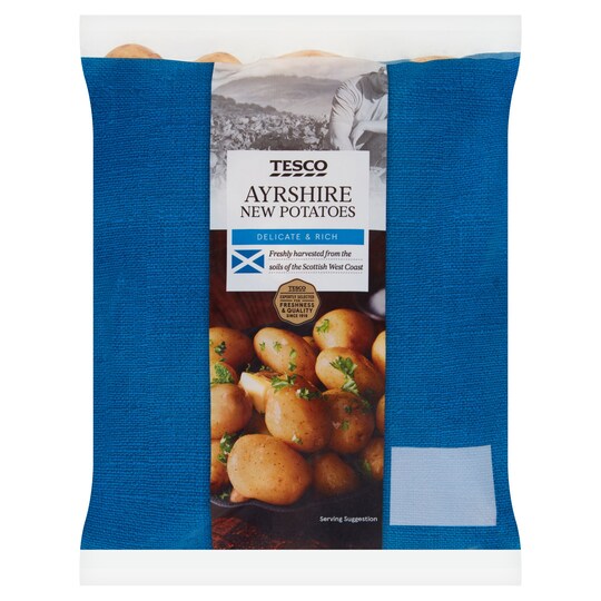 Tesco Ayrshire New Potatoes 750G Tesco Groceries