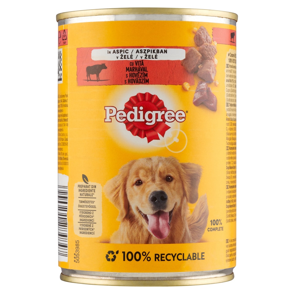 obrázok 1 z Pedigree S hovädzím v želé kompletné mokré krmivo pre dospelé psy 400 g