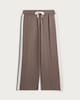 image 4 of F&F Ponte Side Stripe Wide Leg Trousers in Tan