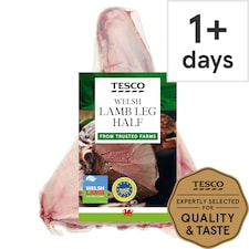 Tesco Welsh Lamb Leg Half