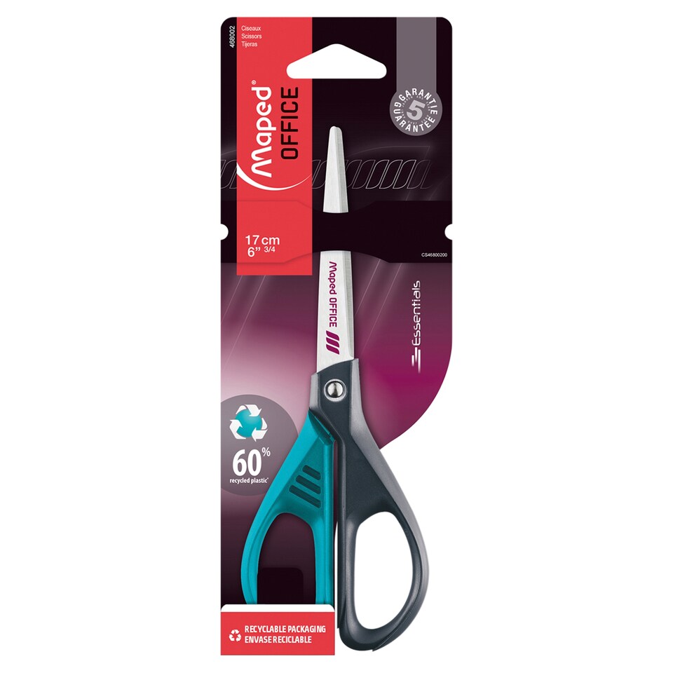 Maped Essentials Green Deco irodai olló 17 cm-es