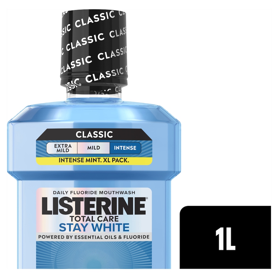 image 1 of Listerine Total Care Stay White Arctic Mint Mouthwash 1L