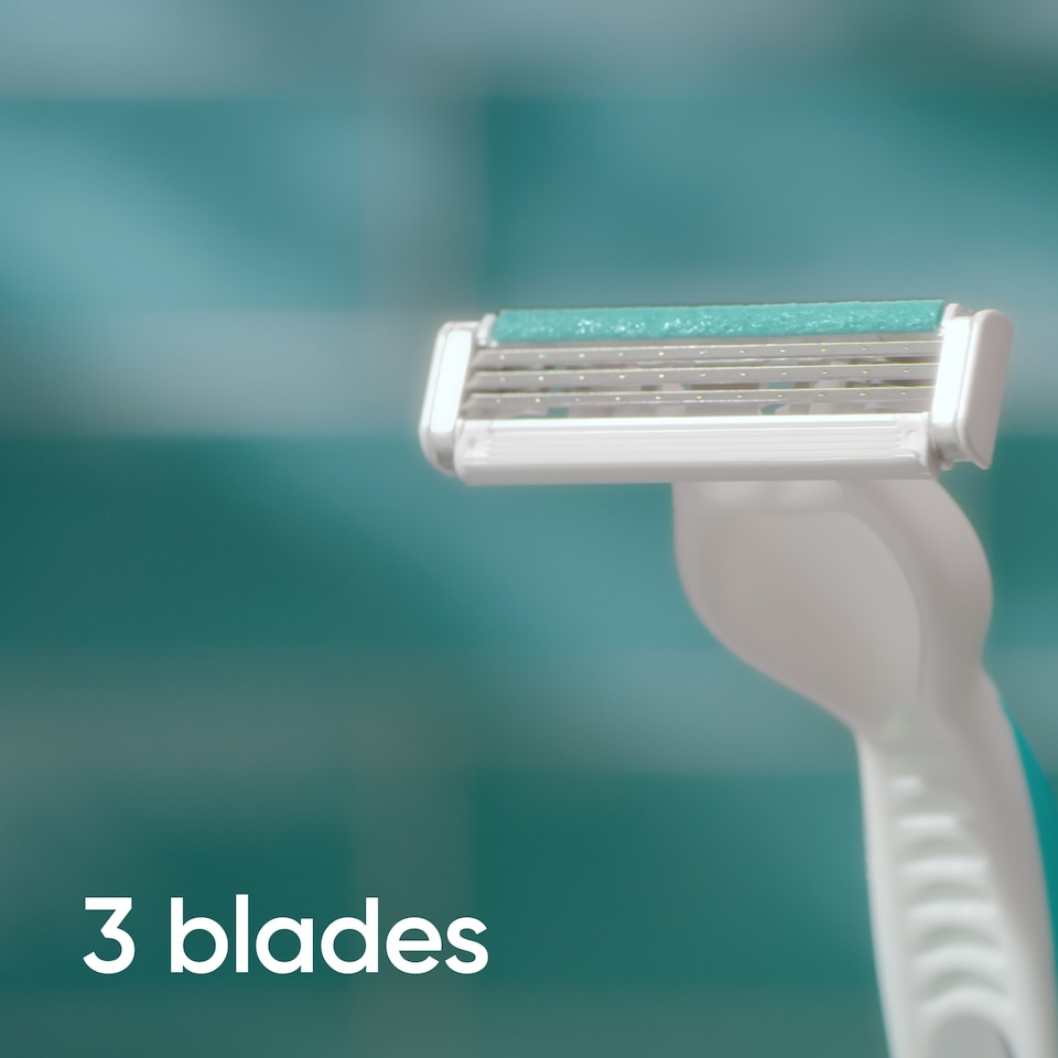 image 1 of Gillette Venus 3 Sensitive Women's Disposable Razors 4 Pack