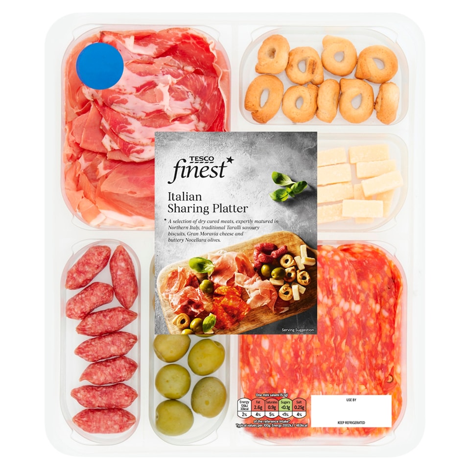 image 1 of Tesco Finest Italian Sharing Platter 325G