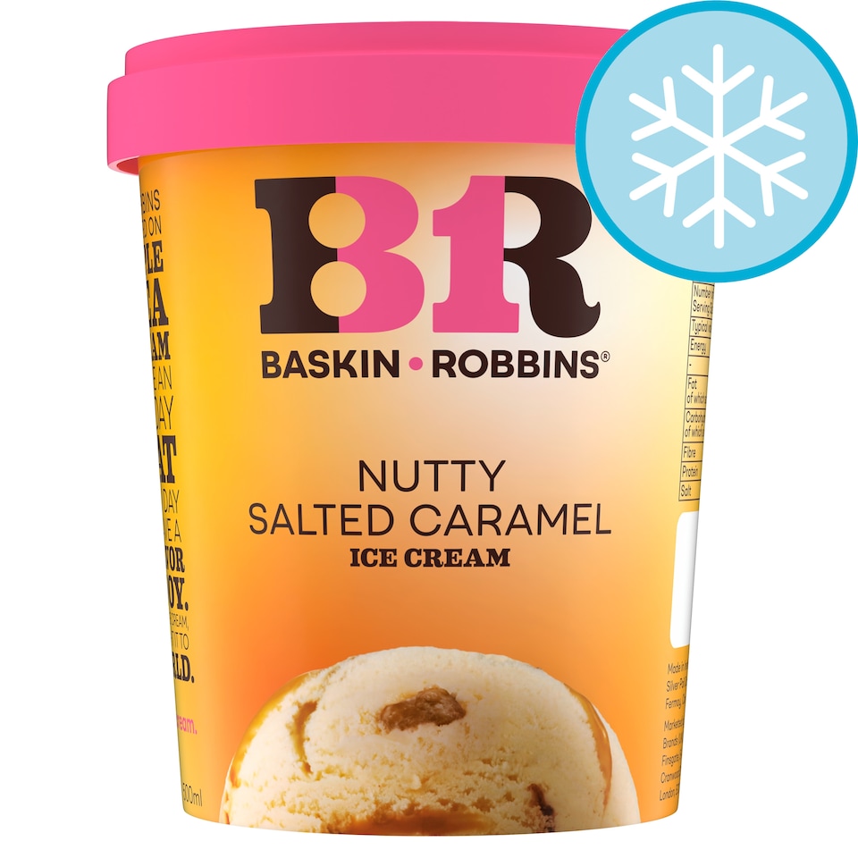 Baskin Robbins Nutty Salted Caramel Ice Cream 500ml