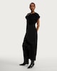 image 3 of F&F Draped Metal Detail Top in Black