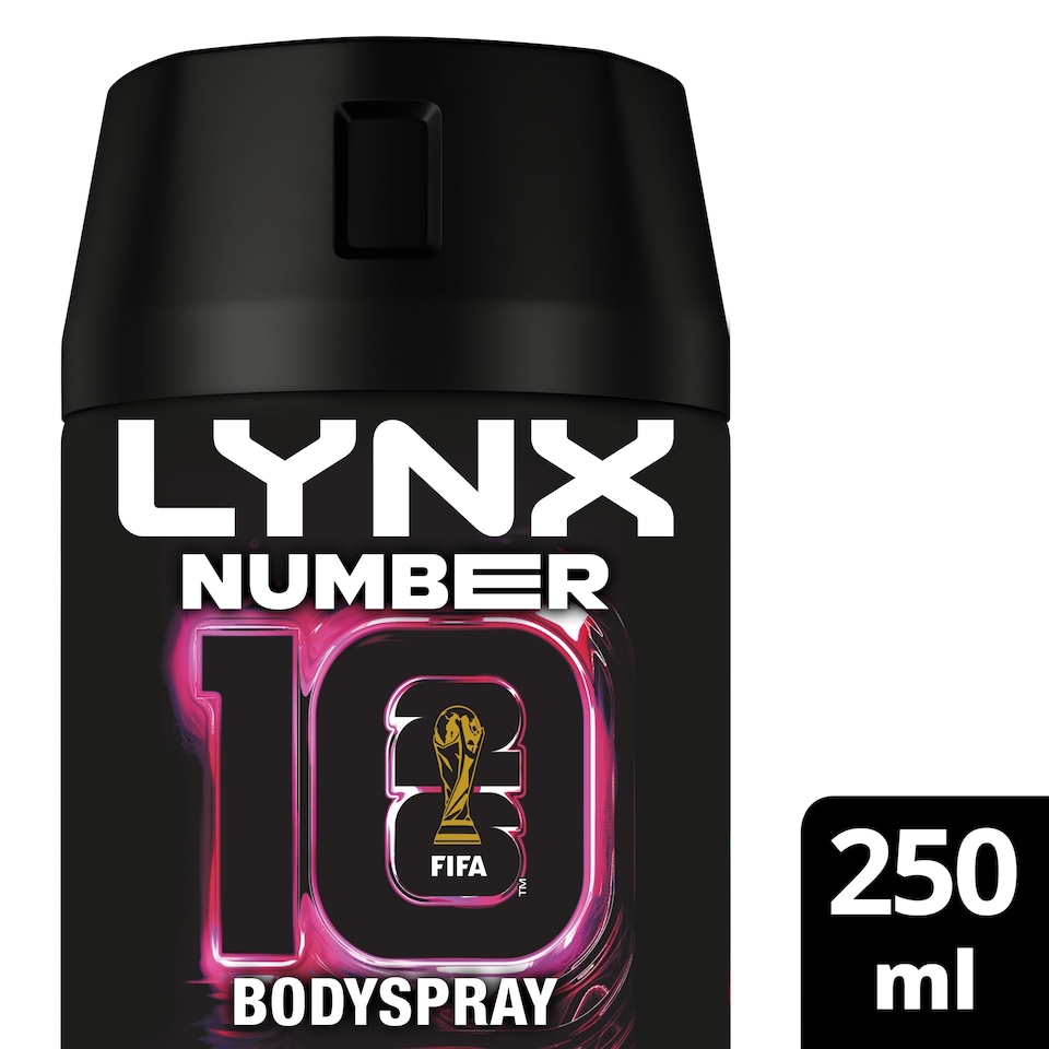 image 1 of Lynx Number 10 48h Deodorant Bodyspray Aerosol 250ml 