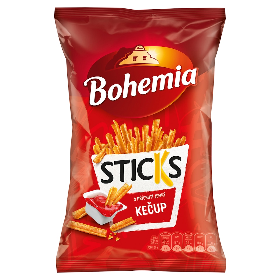 Bohemia Sticks with Mild Ketchup Flavor 120g
