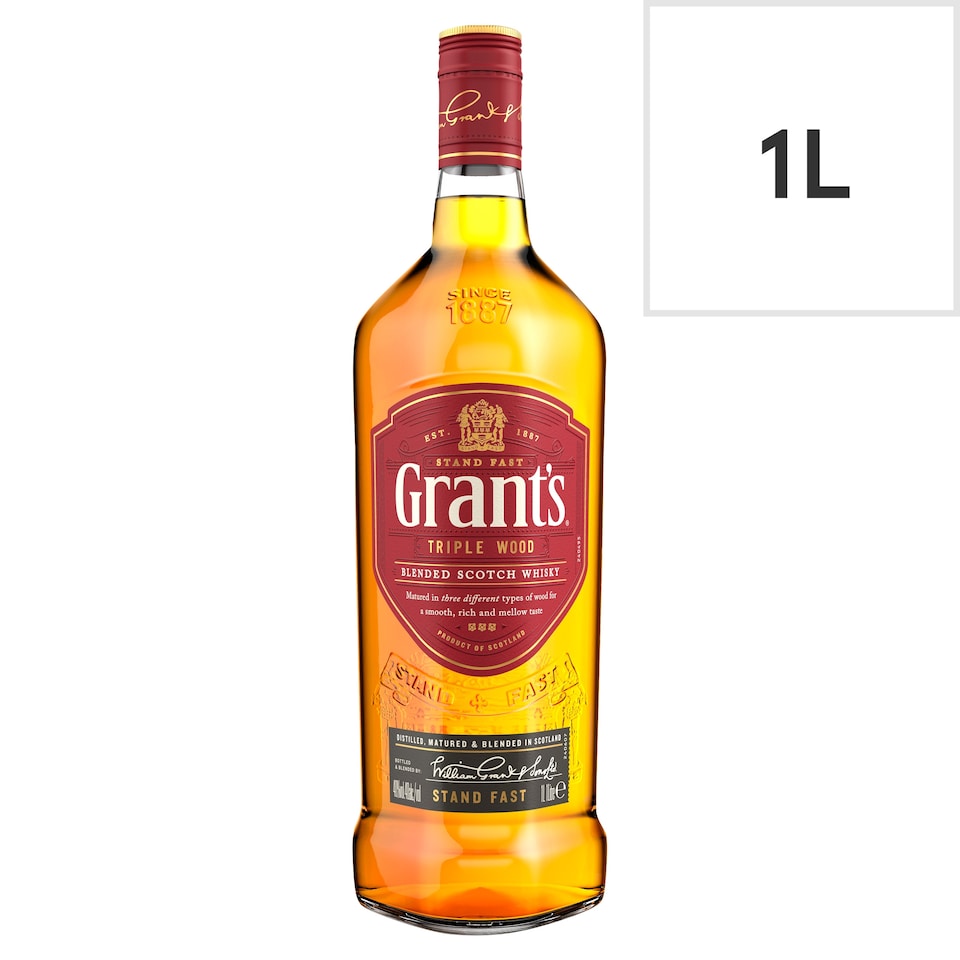 image 1 of Grant's Triple Wood Blended Scotch Whisky 1 Litre