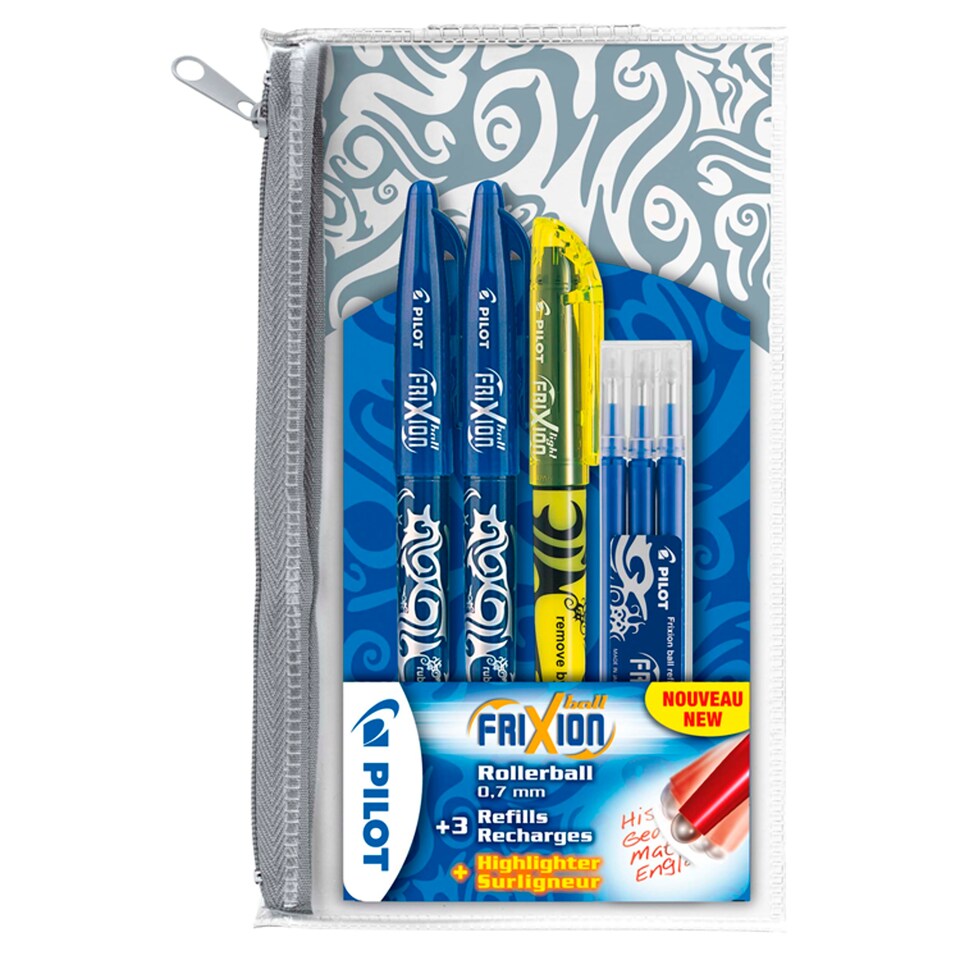 Pilot Frixion Blu Set In Case