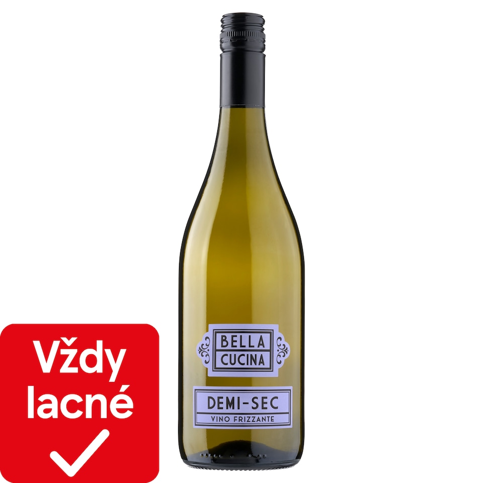 Bella Cucina Demi-Sec perlivé víno biele polosuché 750 ml