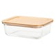 image 4 of Tesco Glass Food Storage Bamboo Lid 1L