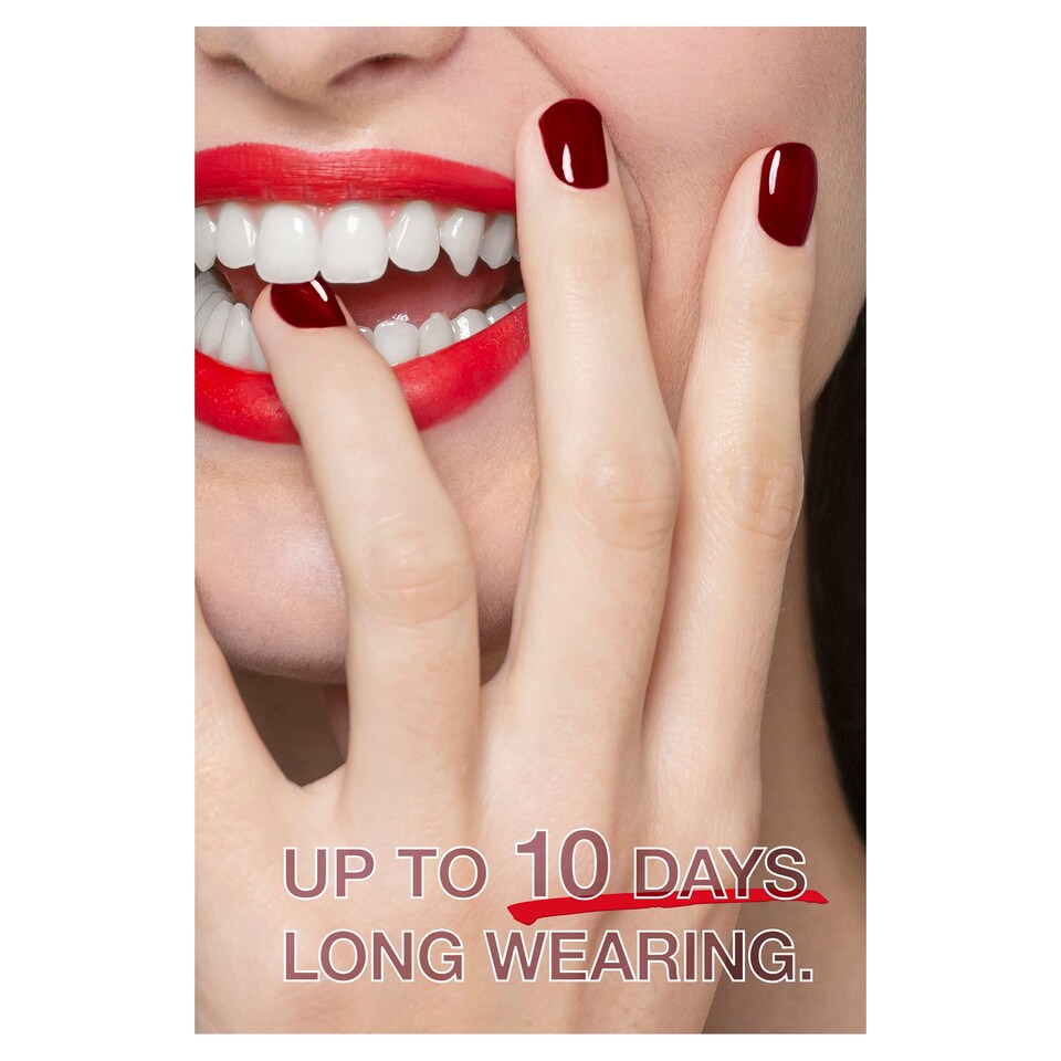 image 1 of Maybelline Fast Gel Nail Lacquer Rebel Red 6.7Ml